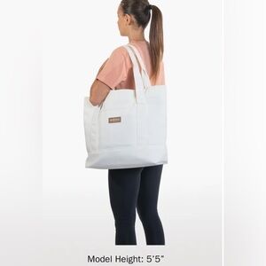 Adidas Canvas Court Tote Bag in Off White- NWT